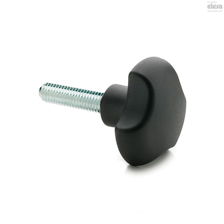 Elesa Zinc-plated steel threaded stud, VTT.40-p-M8x40 VTT-p